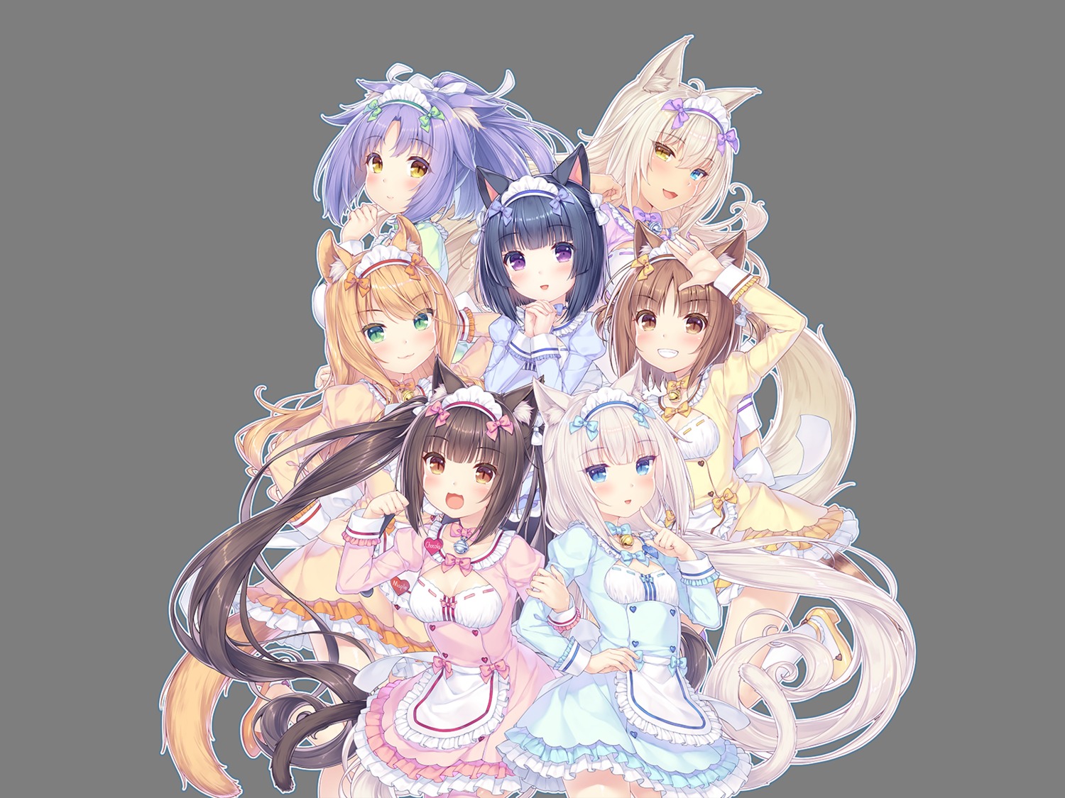 Neko Works Sayori Nekopara Azuki Chocola Cinnamon Nekopara Coconut